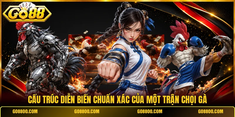 Cấu trúc diễn biến chuẩn xác của một trận chọi gà